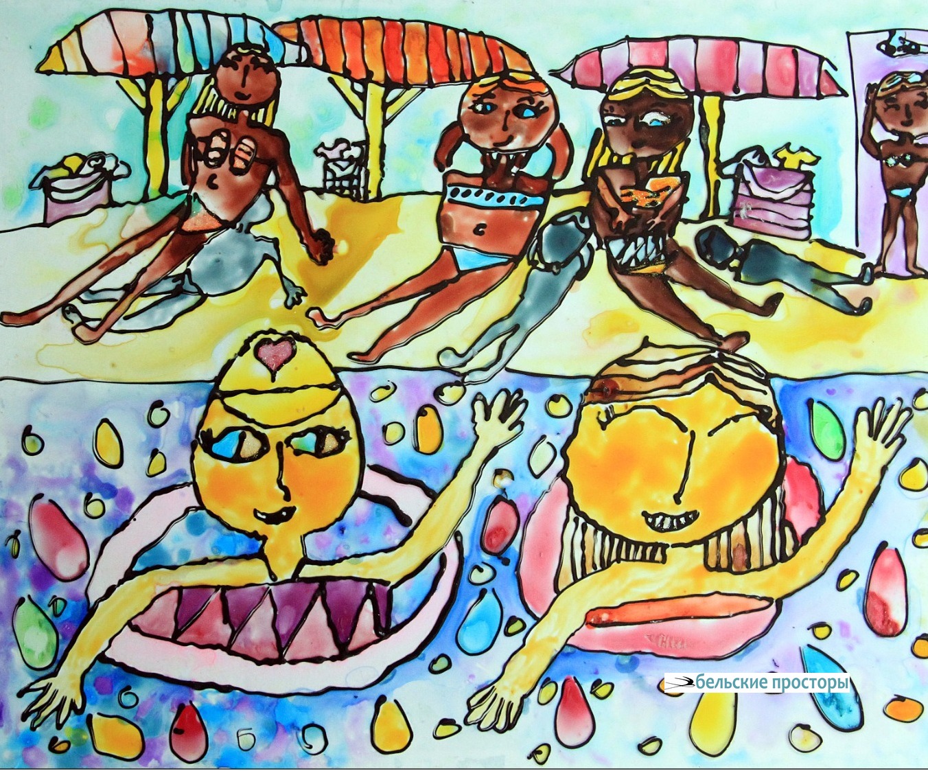 Аэлита Анохина, 9 лет. На Чёрном море