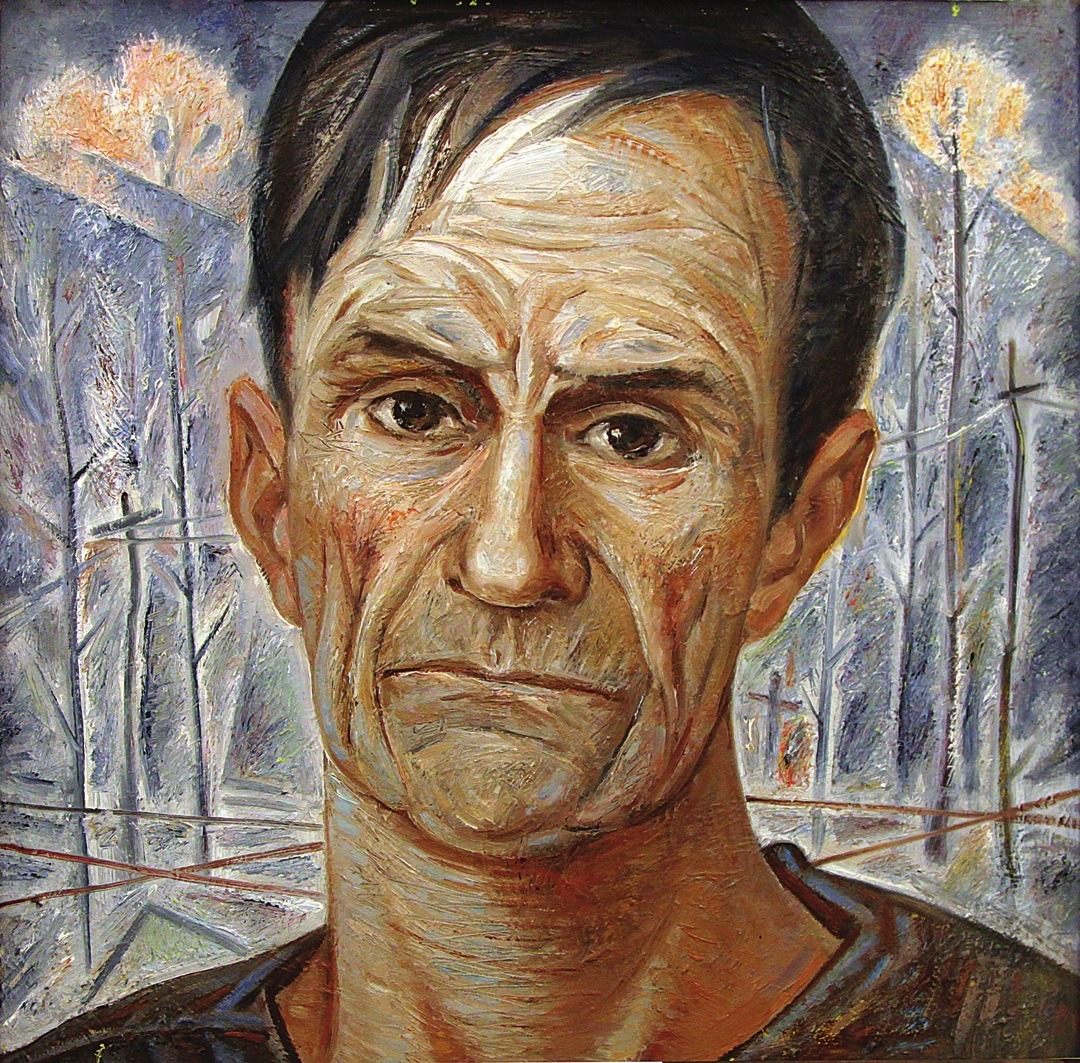 Портрет писателя Варлама Тихоновича Шаламова. 1987