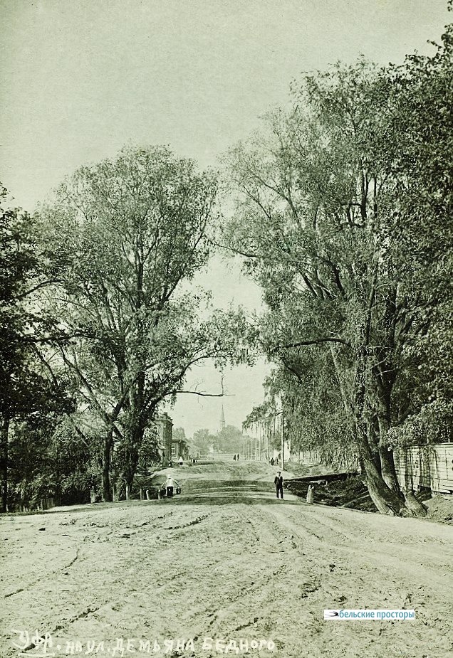 Улица Демьяна Бедного (ныне Новомостовая) от улицы Пушкинской