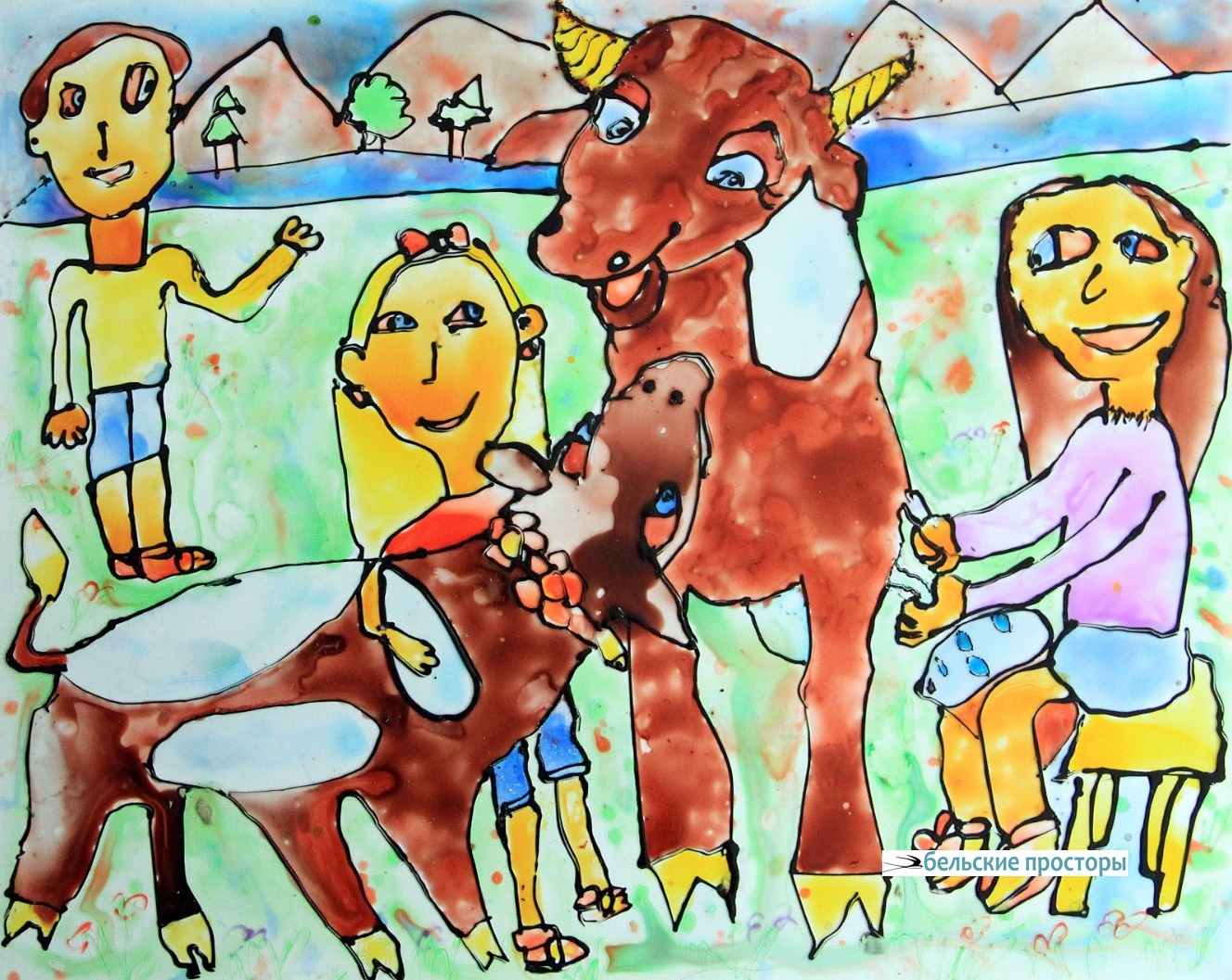 София Семенова, 9 лет. Пейте, дети, молоко