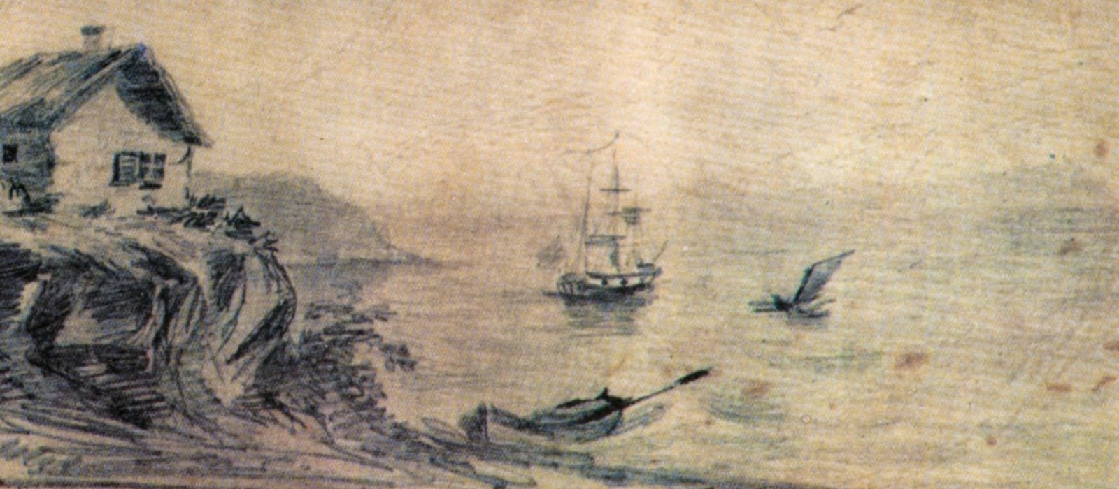 Рисунок М.Ю. Лермонтова «Тамань»