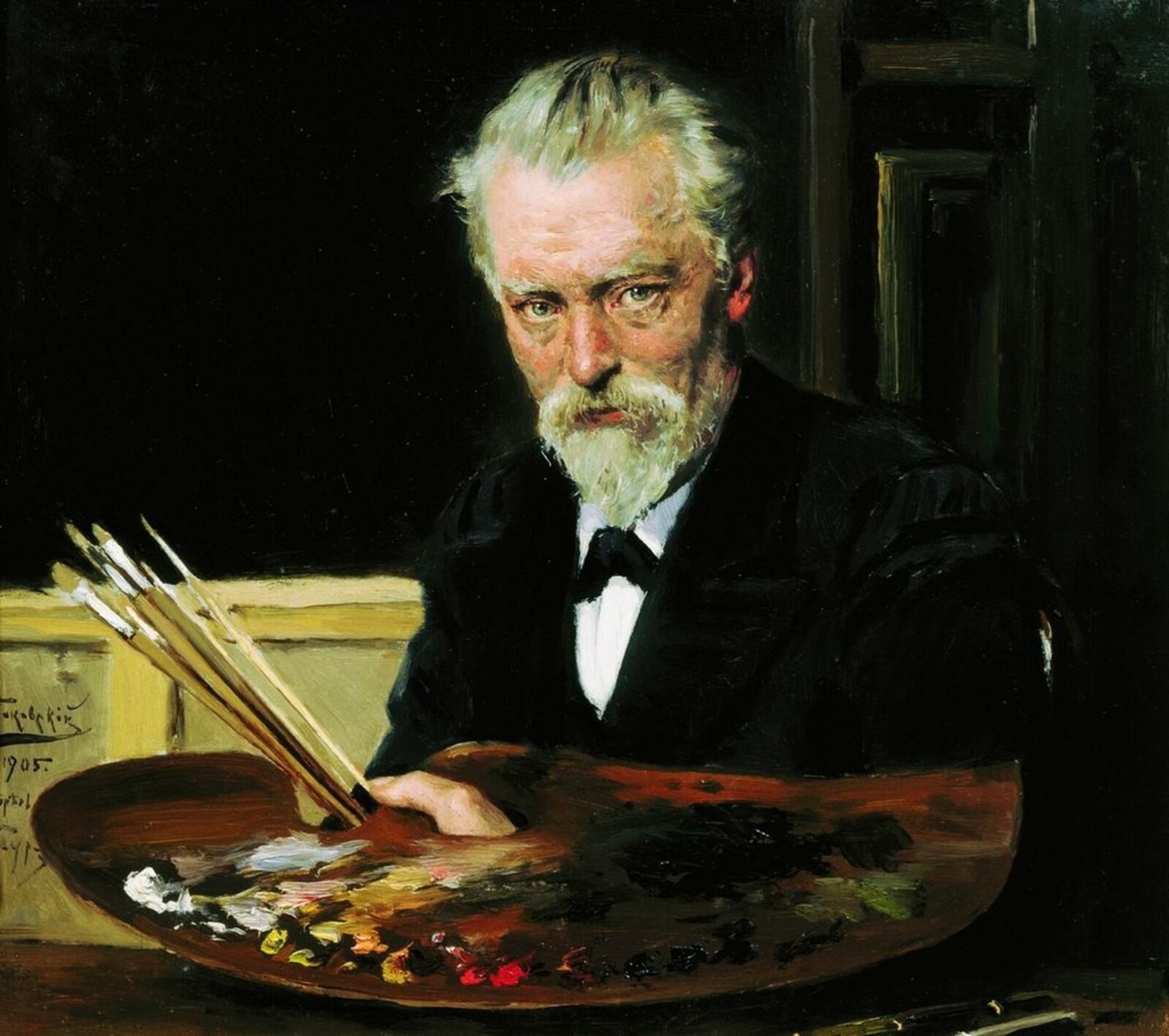 Владимир Маковский, автопортрет, 1905 г.
