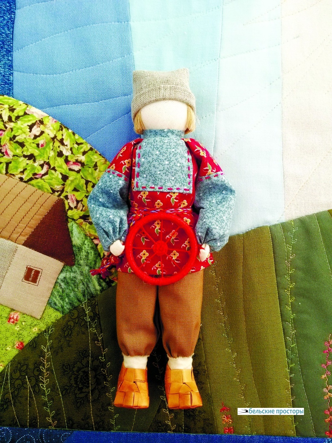 Спиридон-солнцеворот. 2019, текстильная кукла
