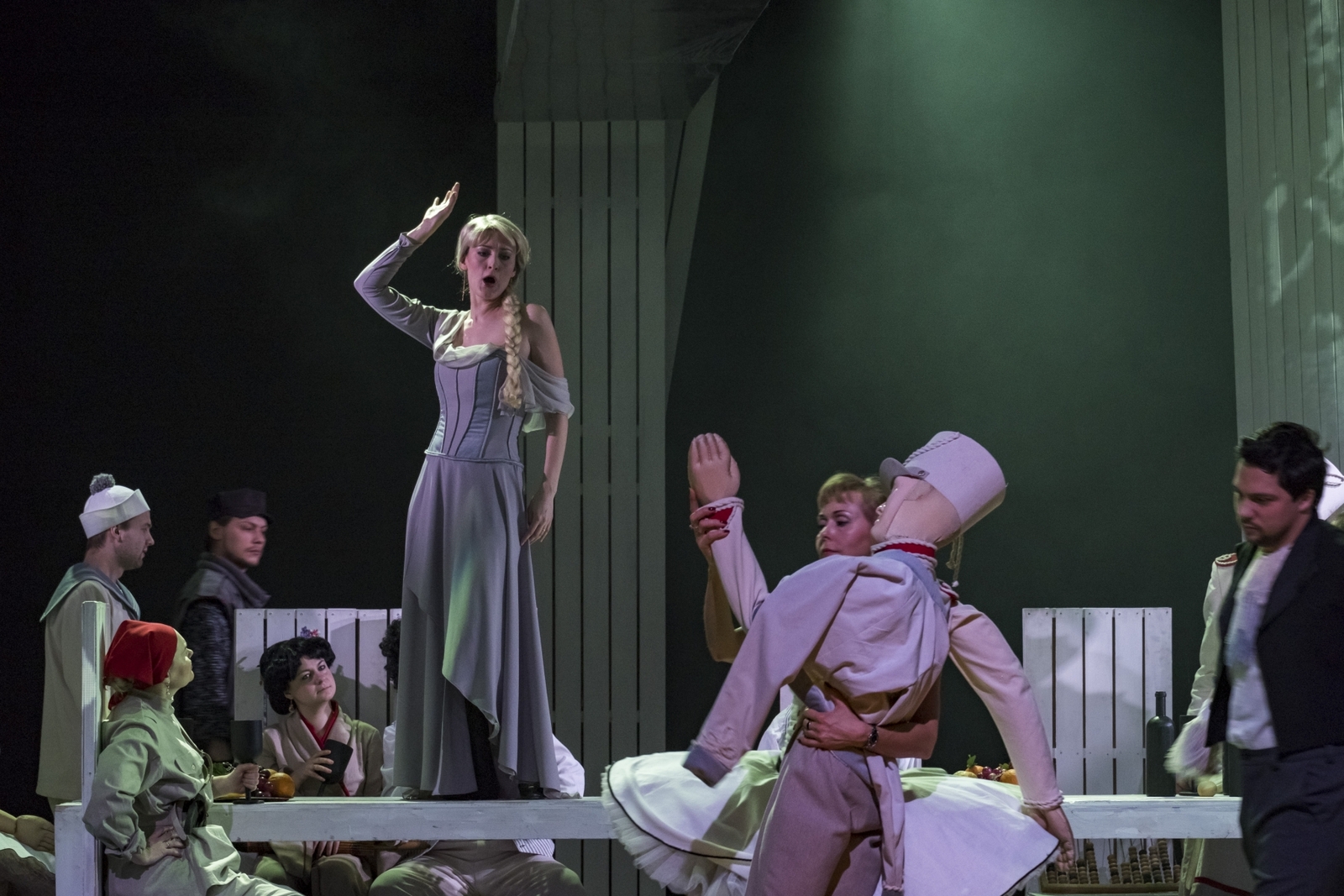 Сцена из оперы «Пир во время чумы» Цезаря Кюи