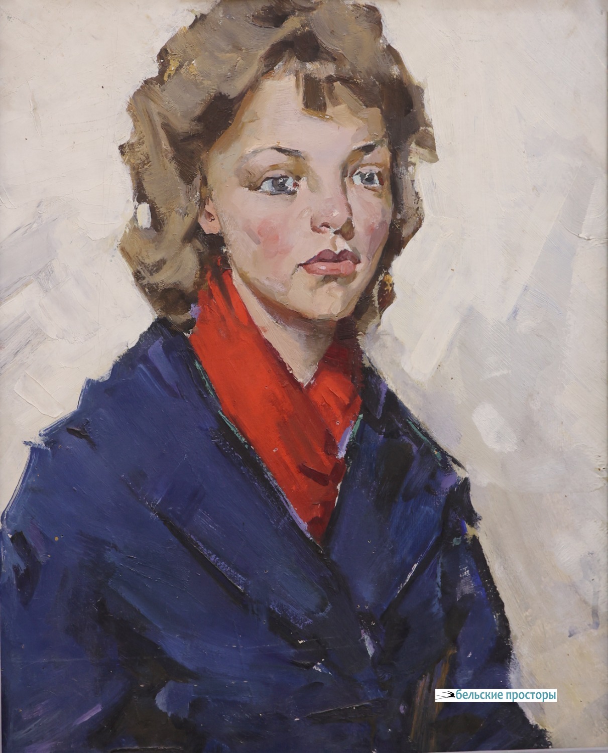 Г. М. Крупин. Девушка с красным шарфом