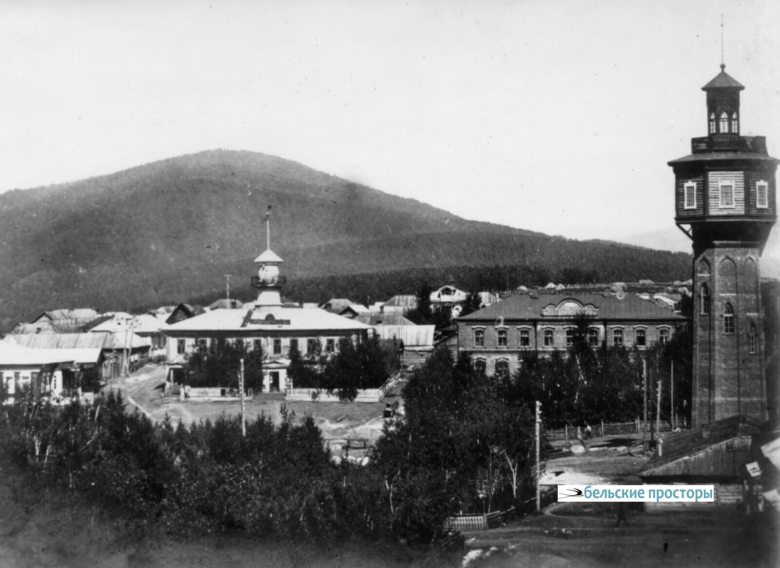Центр Белорецка начала 20-х годов ХХ века