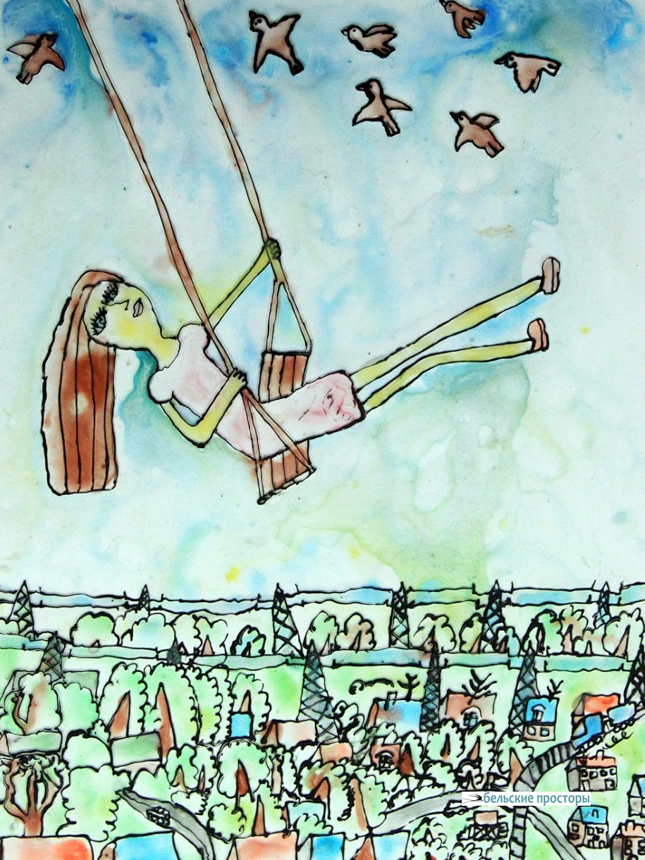 Арина Гильманова, 10 лет. Крылатые качели