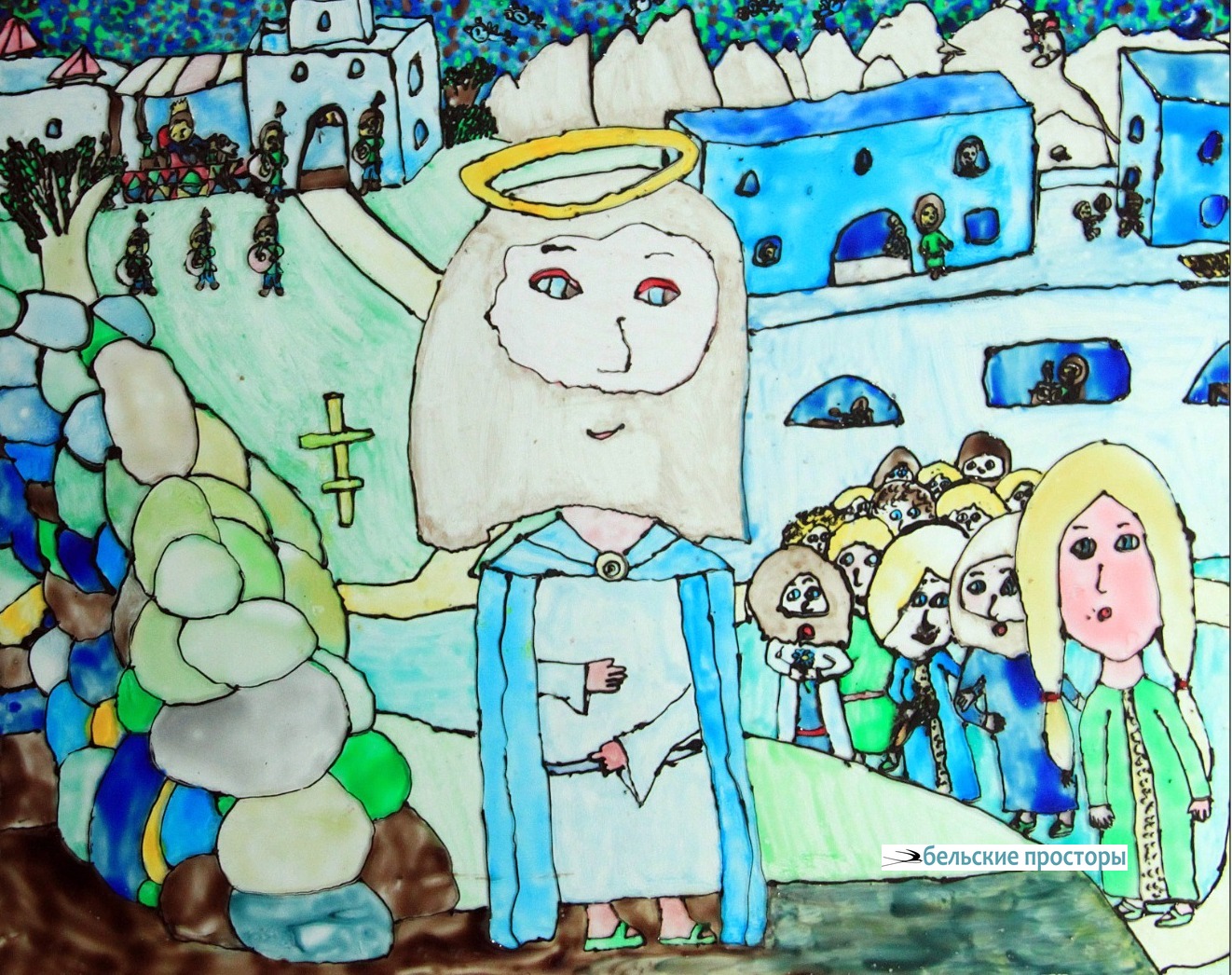 Алана Султанова, 8 лет. Христос воскрес!