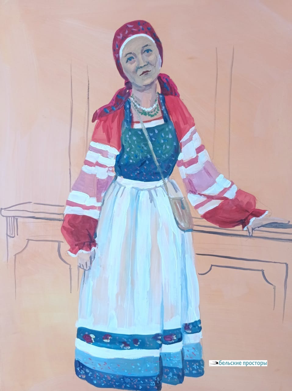 С. Н. Куликова. Дильмухаметова Л. Р. – участница ансамбля «Узорочье»