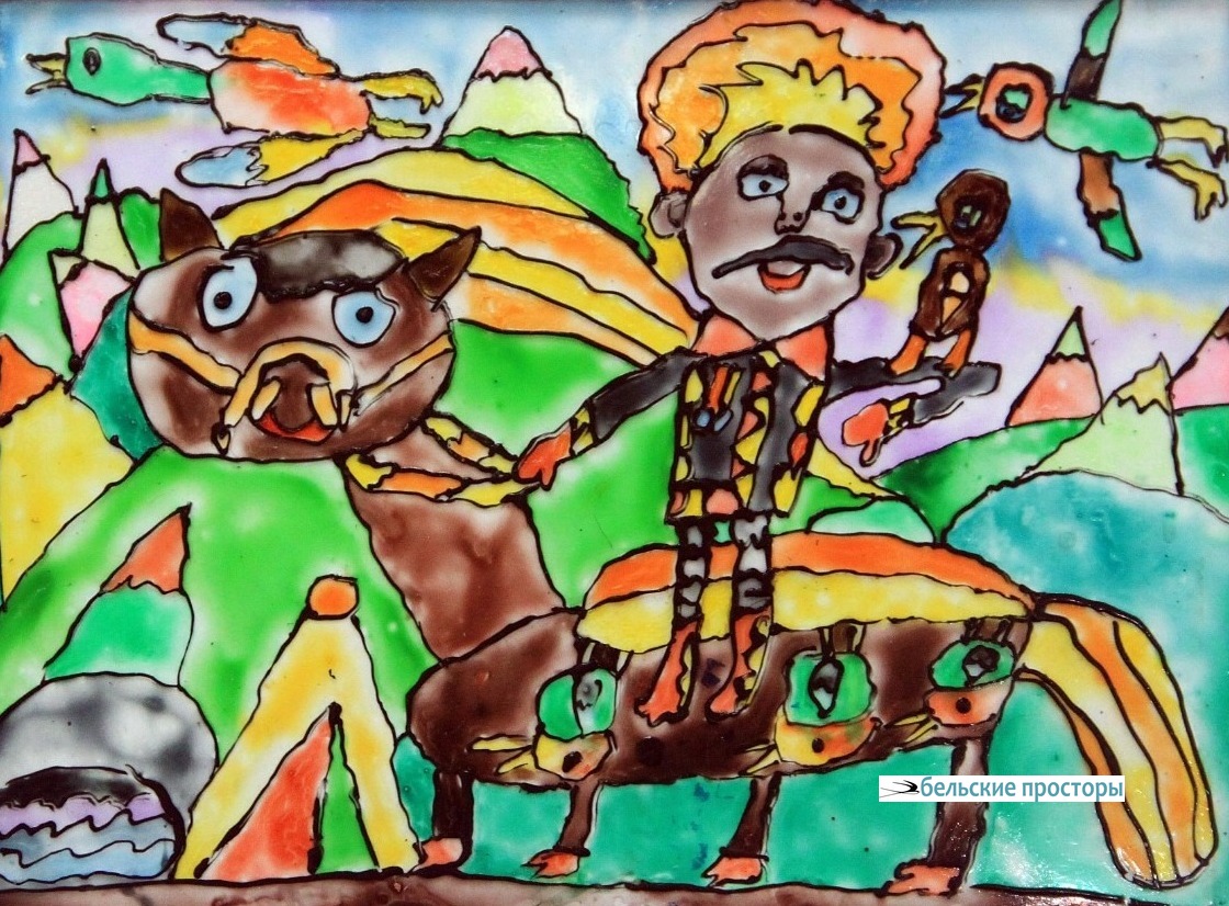 Виктория Тупикина, 7 лет. Салават на охоте