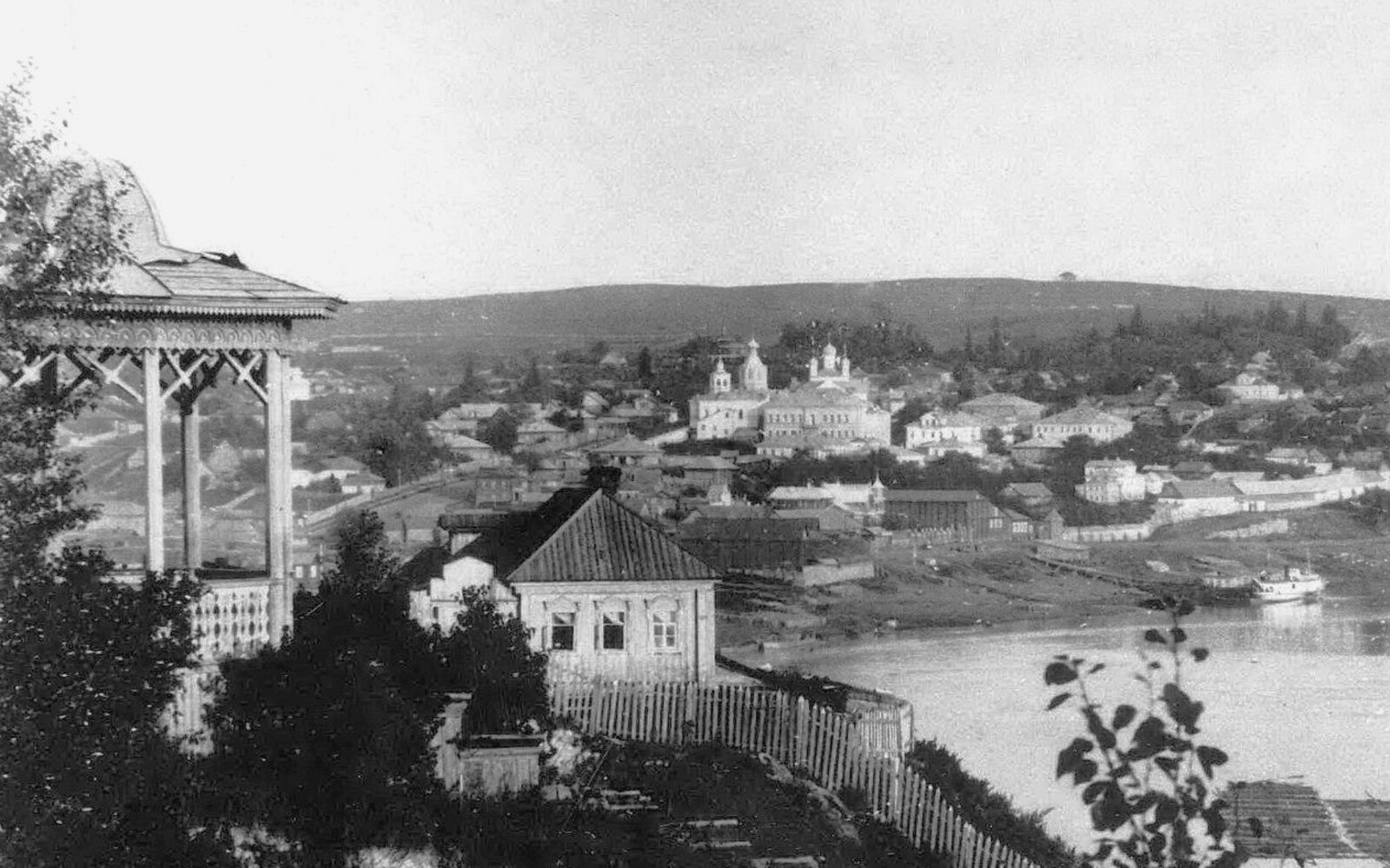 Вид на Старую Уфу.1910-е гг.