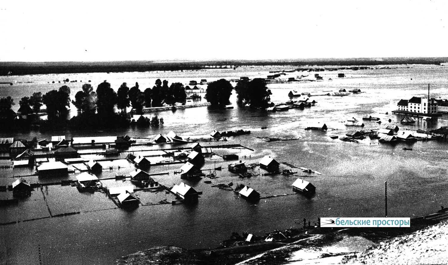 Нижегородка в наводнение 1916 г.